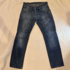 G-Star Raw Men's Slim Blue Denim Jeans Size 30 x 29 Pre-owned Retails $130